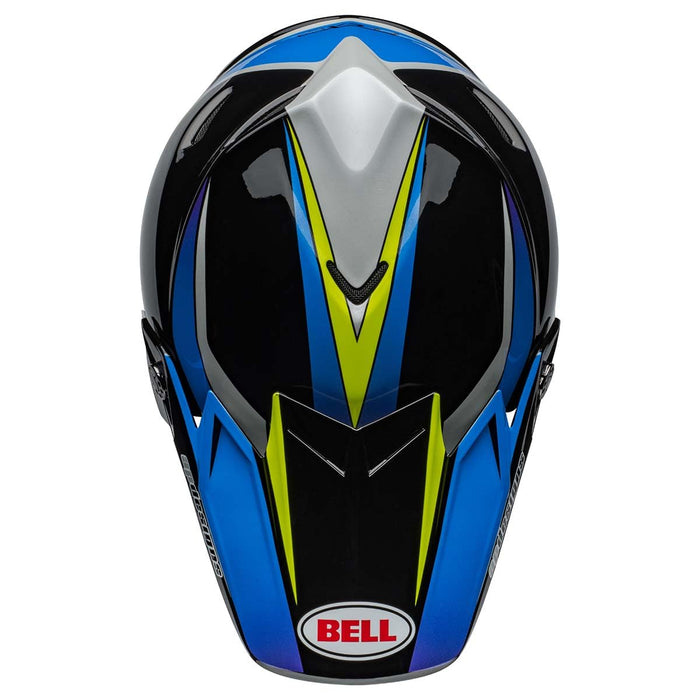 Bell Moto Moto-9S Flex Gloss Pro Circuit 24 Black/Blue Large