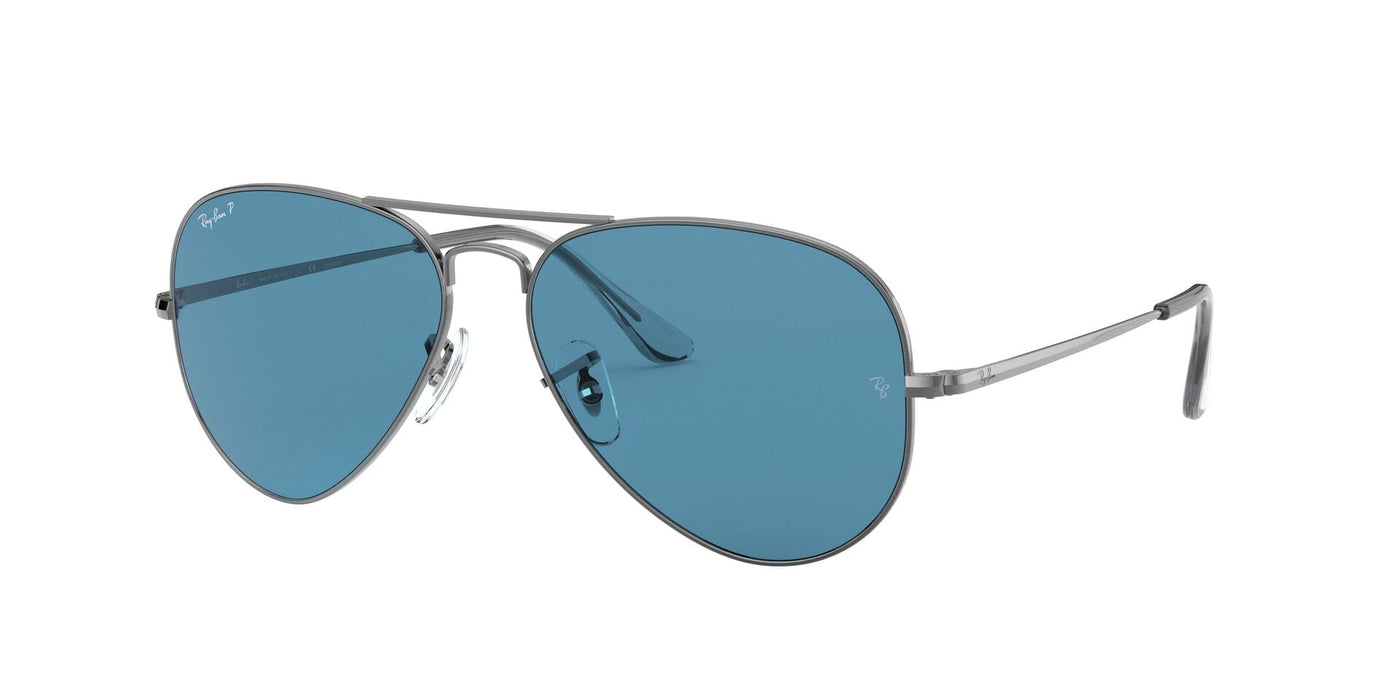 Rayban Aviator Metal Ii Gunmetal/Blue