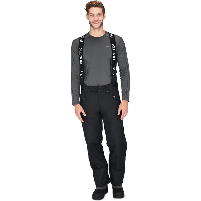 Arctix Mens Eco Friend Corkscrew Bib Overalls Black 3X-Large