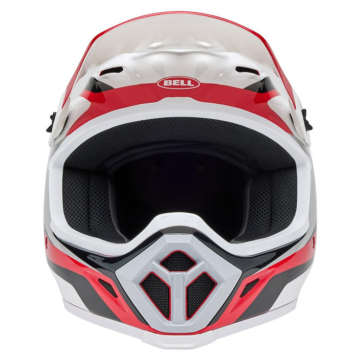 Bell Moto MX-9 MIPS Red/White Rift Large