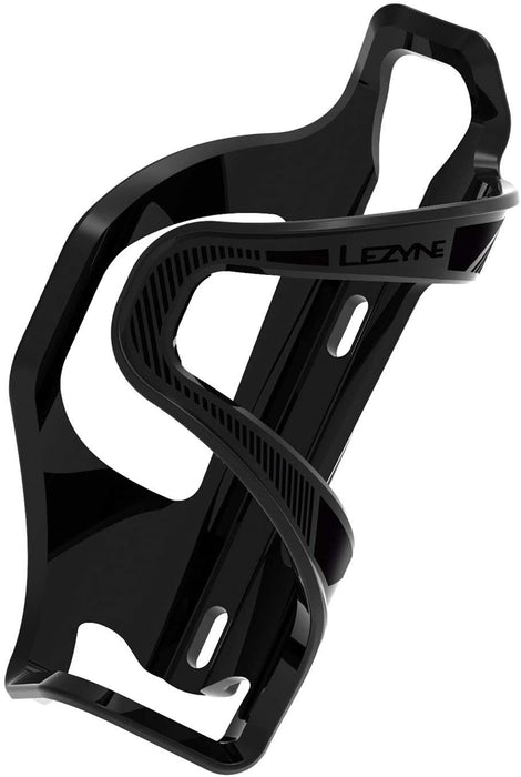 Lezyne Flow Cage Side Load Enhanced Black Left