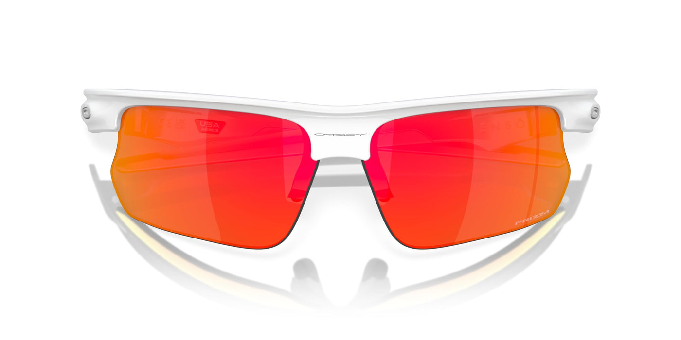 Oakley Bisphaera Polished White/PRIZM Ruby