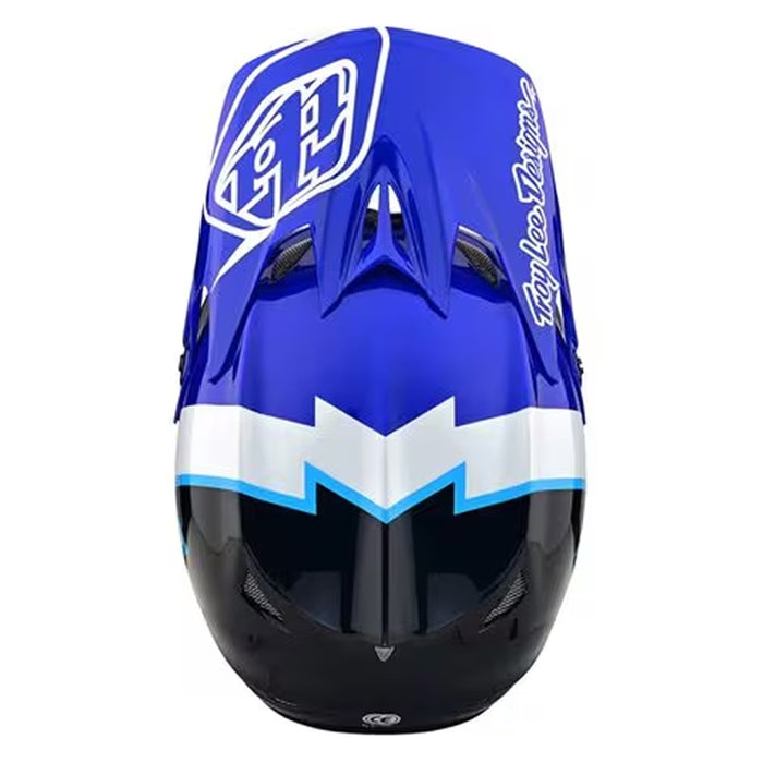 Troy Lee Designs D3 Fiberlite Helmet No Mips Volt Blue X-Large