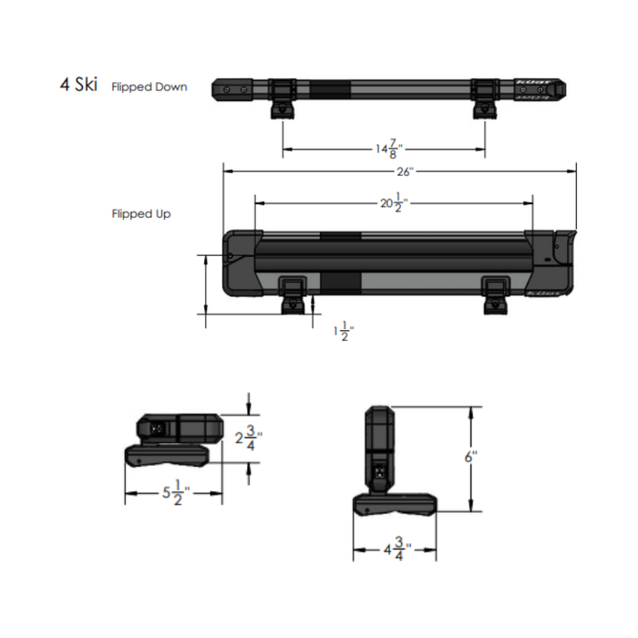 Kuat Switch Ski & Snowboard Racks