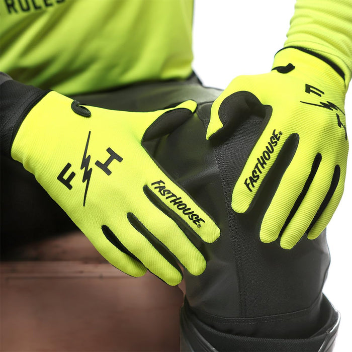 Fasthouse Carbon Eternal Glove Hghi-Viz  Medium