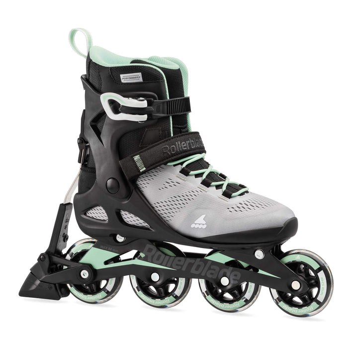 Rollerblade Macroblade 80 Abt Womens Glacier Grey/Neo Mint 10.5