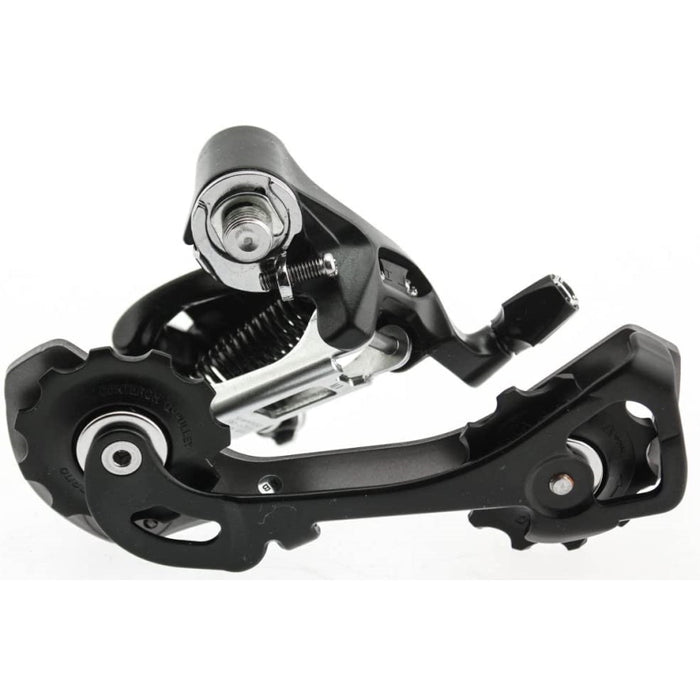 SHIMANO REAR DERAILLEUR, RD-5701-L, 105, GS 10-SPEED DIRECT ATTACHMENT, COMPATIBLE WITH LOW GEAR 27-32T FOR DOUBLE, 25-30T FOR TRIPLE, BLACK