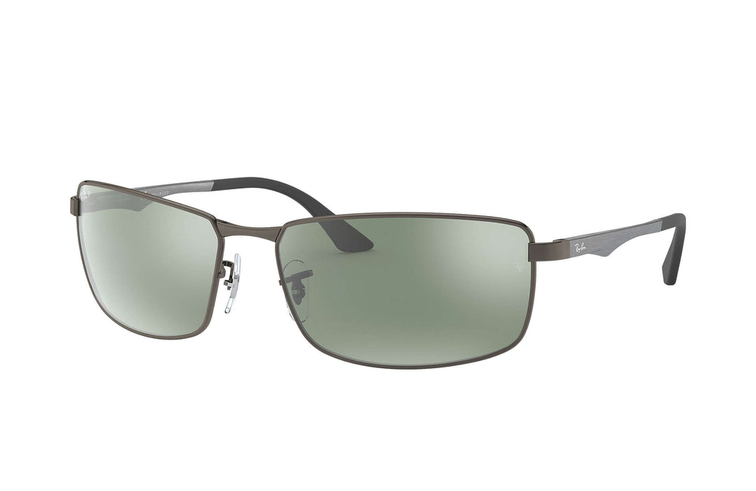 Rayban Rb3498 - Black Frame Silver Flash Polarized - 61Mm