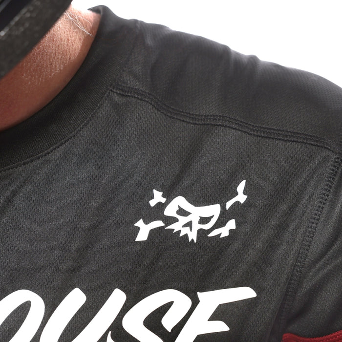 Fasthouse Grindhouse Akin Jersey Red/Black  Medium