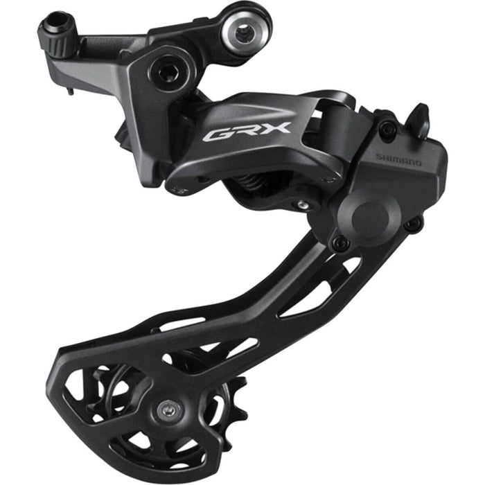 SHIMANO REAR DERAILLEUR, RD-RX822, GRX, GS 12-SPEED, TOP NORMAL, SHADOW PLUS DESIGN, DIRECT ATTACHMENT, W/OT-RS900 (BLACK) 240MM X1, LONG NOSE CAP X1