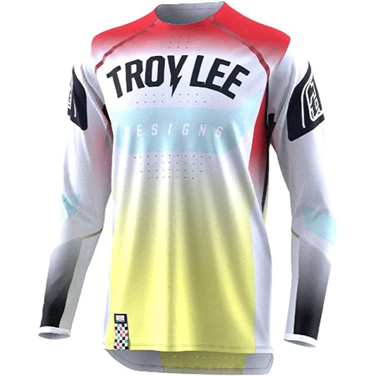 Troy Lee Designs Se Ultra Jersey Arc Acid Yellow/Red Large