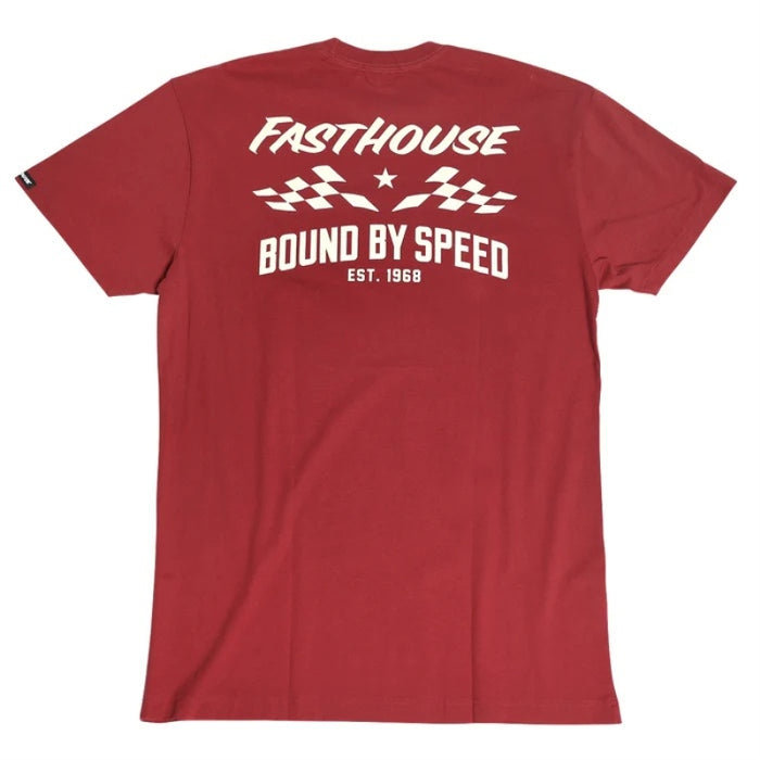 Fasthouse Bound SS Tee Cardinal  Medium