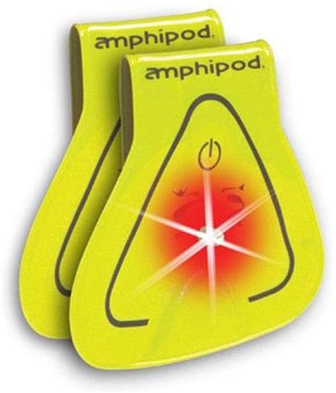 Amphipod Vizlet LED Wearable Magnetic Reflector 2.5" (single) Yellow TRIANGLES