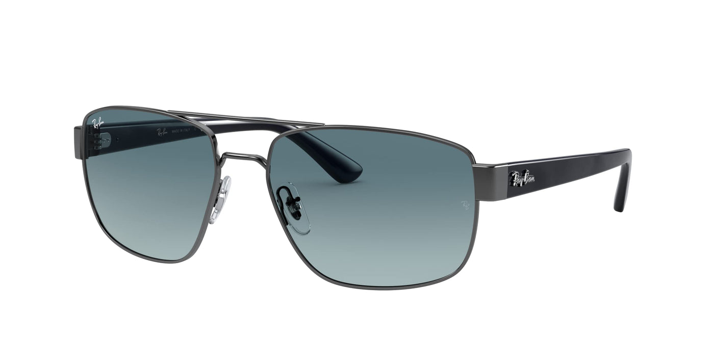 Rayban Rb3663 Gunmetal/Blue Gradient Grey