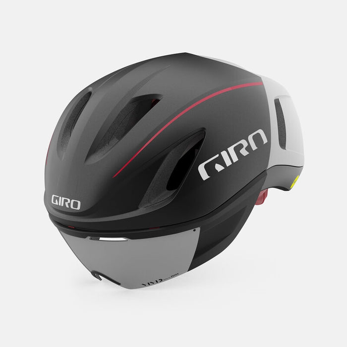 Giro Vanquish MIPS Bicycle Helmets Matte Black/White/Bright Red Small - Open (Without Box)