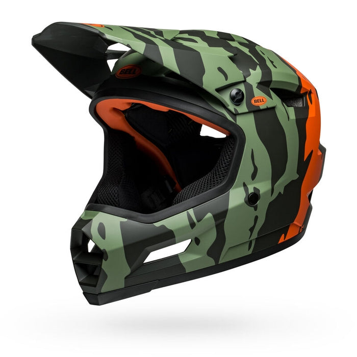 Bell Bike Sanction 2 Dlx MIPS Bicycle Helmets Ravine Matte Dark Green/Orange Large