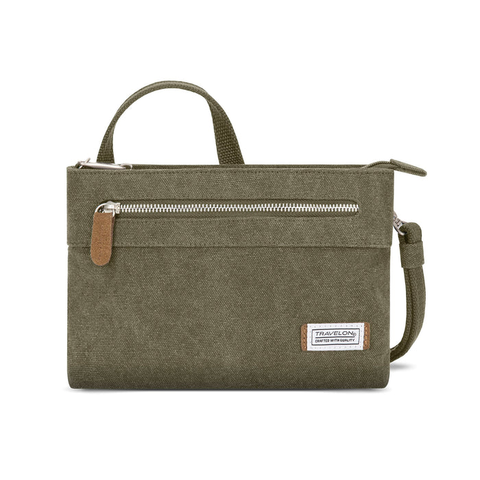 Travelon AT Heritage Sm Xbody Clutch Sage