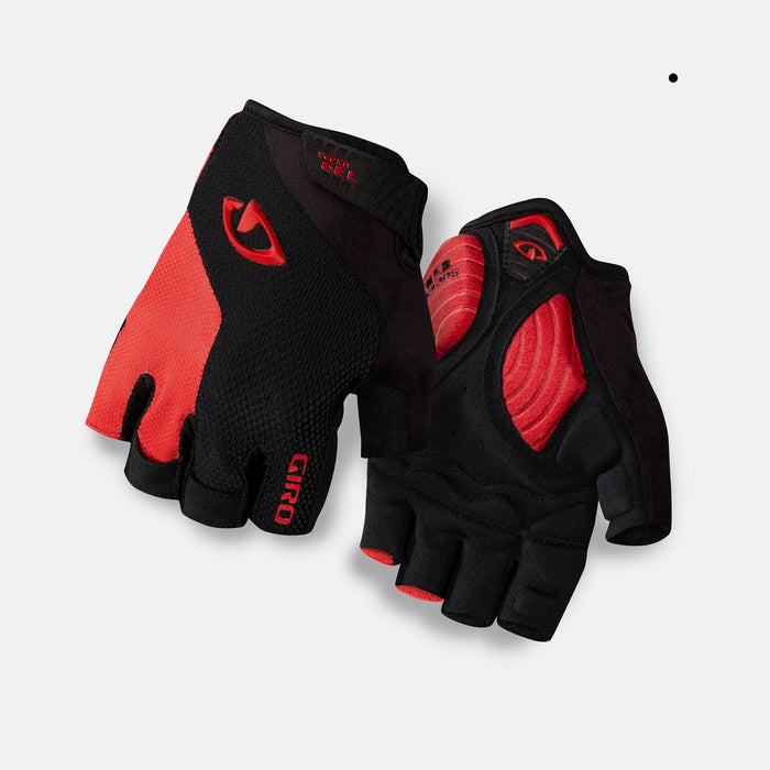 Giro Strade Dure Supergel Bicycle Gloves Black/Bright Red 2X-Large