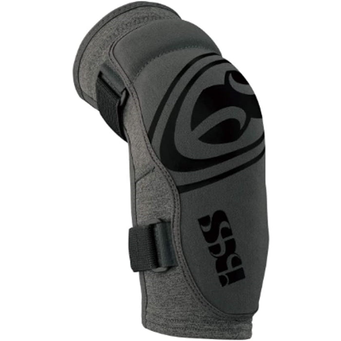 IXS Carve Evo+ Breathable Moisture-Wicking Padded Protective Elbow Guard Grey Medium - Open Box - (Without Original Box)