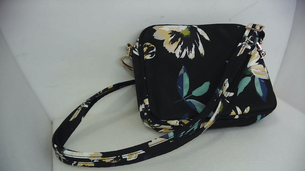 Travelon AT Addison Small Crossbody Midnight Floral - Open Box  - (Without Original Box)