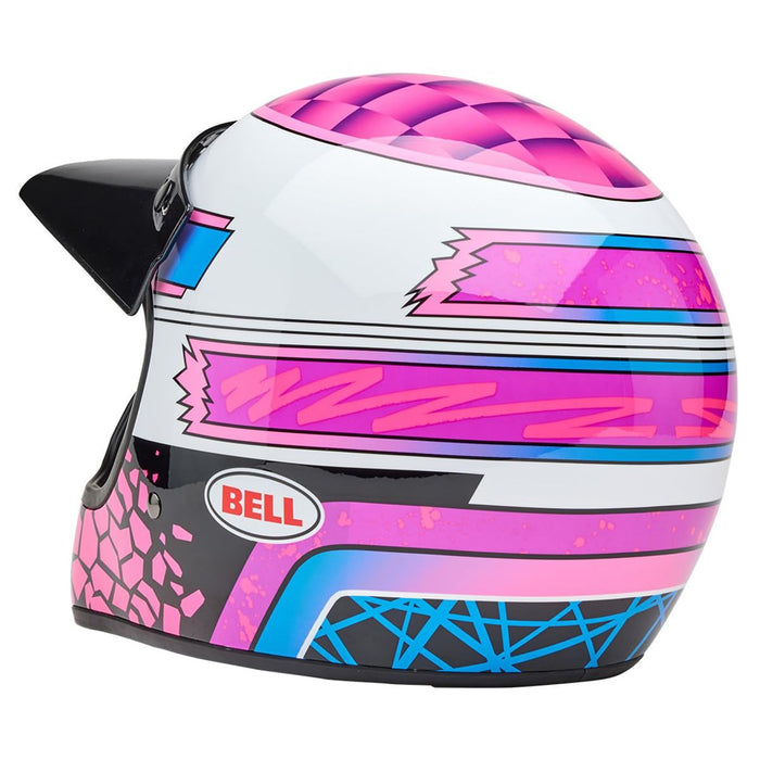 Bell Moto Moto-3 Pink/Purple Deathspray Small