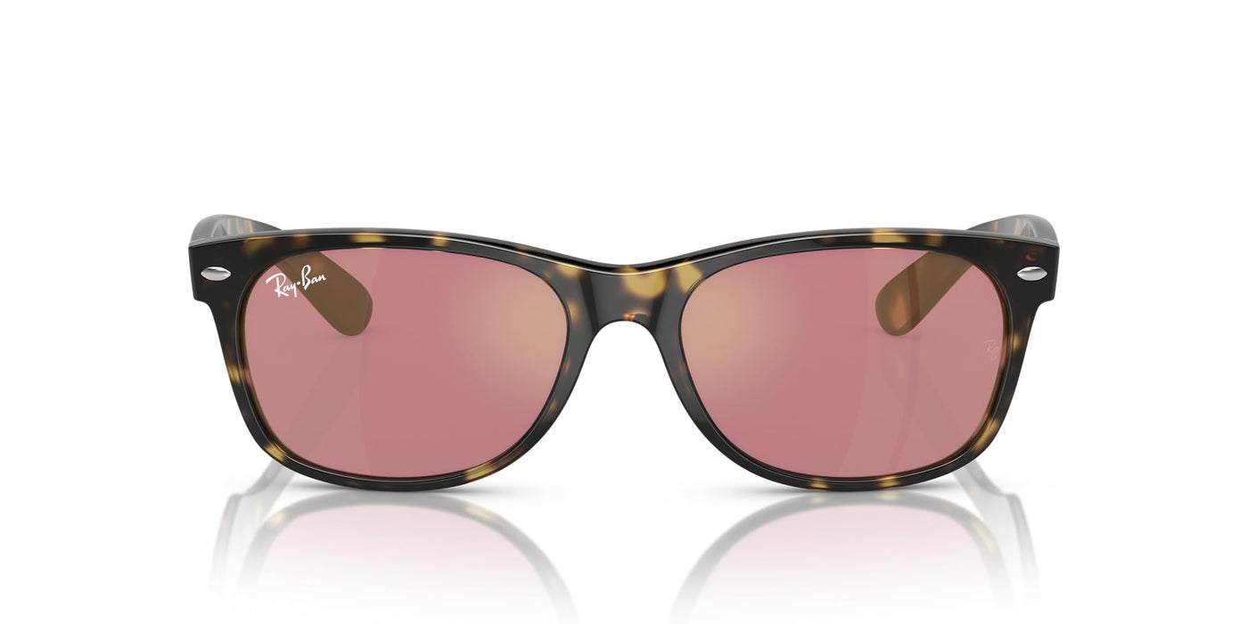 Rayban New Wayfarer Havana/Violet Photo Mir Gold 55