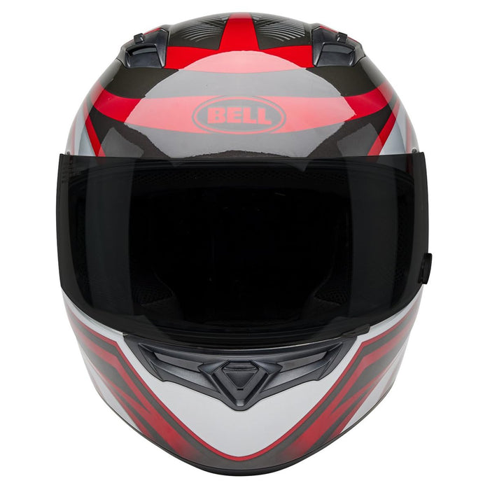 Bell Moto Qualifier Red/Silver Conduit Small