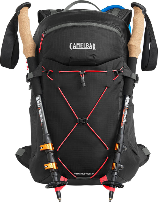 Camelbak Women's Fourteener 24 100oz Black/Fiery Coral