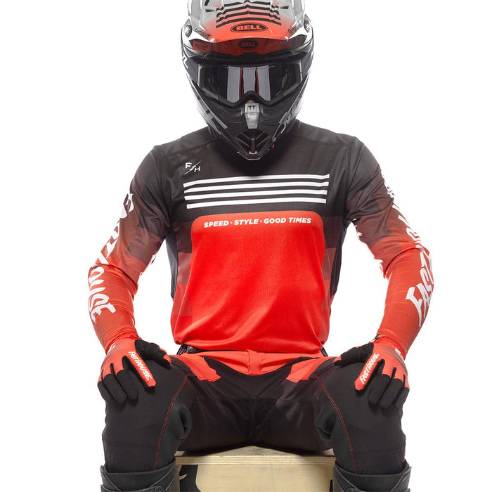 Fasthouse Elrod HyperSonic Jersey Red  3X-Large