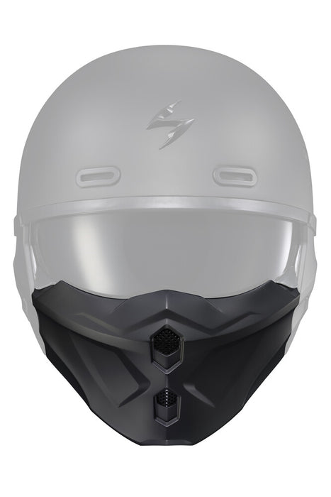 SCORPION EXO Covert X Face Mask 'X' Matte Black Matte Black Motorcycle Helmet Accessories