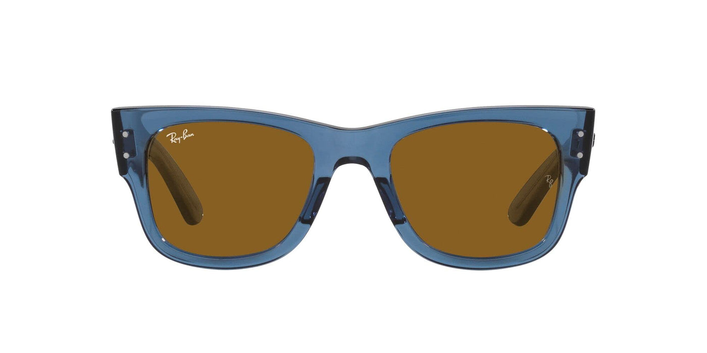 Rayban Mega Wayfarer Transparent Blu/Brown 51