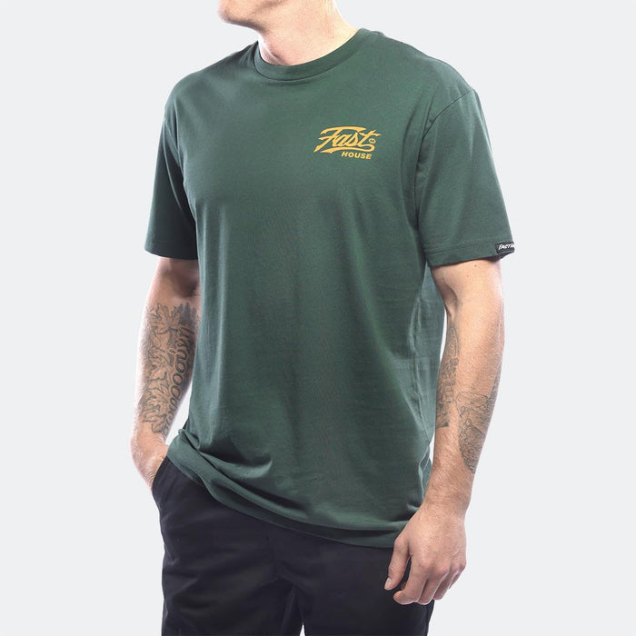 Fasthouse Carrera SS Tee Forest Green  Large