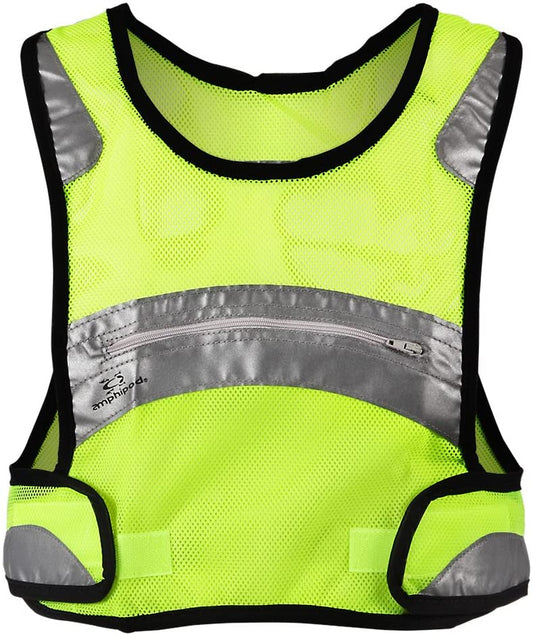 Amphipod Full-Visibility Reflective Vest Hi-Viz Green Large/X-Large