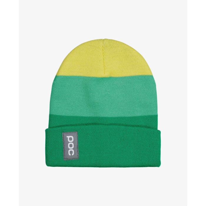 POC Stripe Beanie Emerald Multi Green/Light Sulfur Yellow