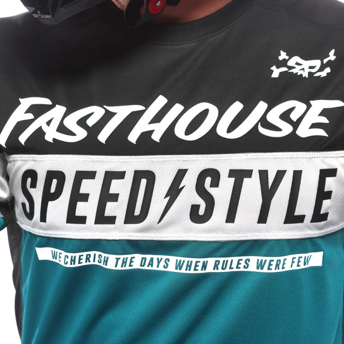 Fasthouse Grindhouse Akin Jersey Marine/Black  Large