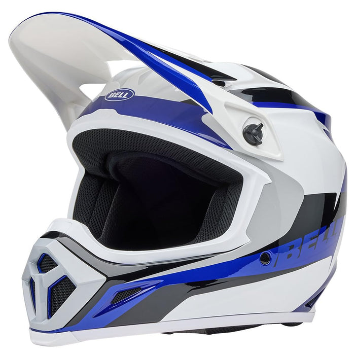 Bell Moto MX-9 MIPS Blue/White Rift Medium