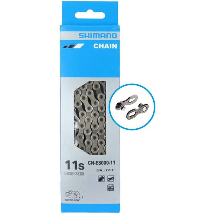 Shimano 11-Speed E-Bicycle Chain - Cn-E8000-11 - Icne800011138Q Bicycle Chains