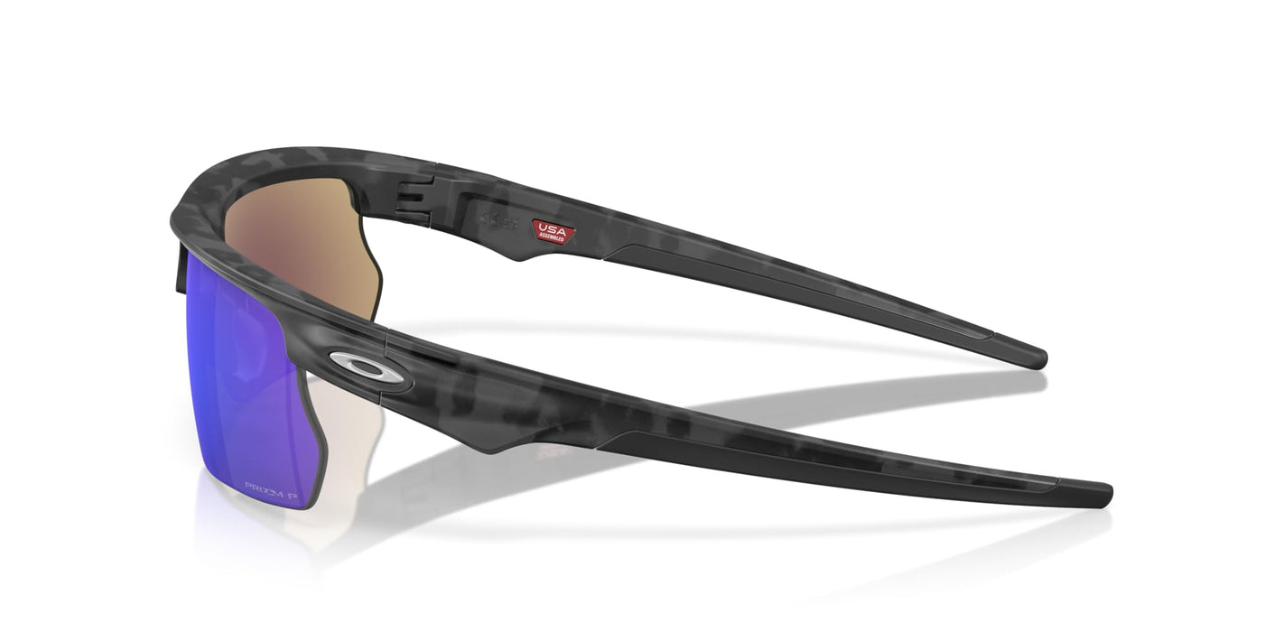 Oakley Bisphaera Matte Grey Camo/PRIZM Sapphire Polarized