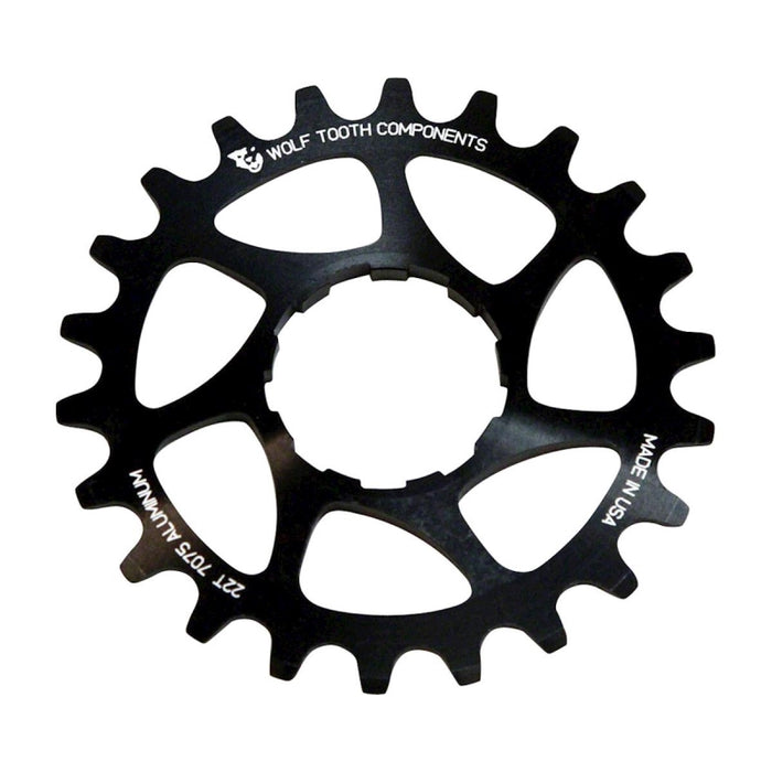 Wolf Tooth Aluminum Single Speed Cog Black 22T