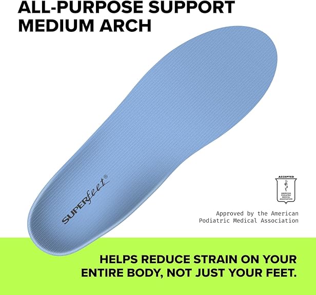 Superfeet Blue Foot Bed Insole Bicycle Shoe Accessories