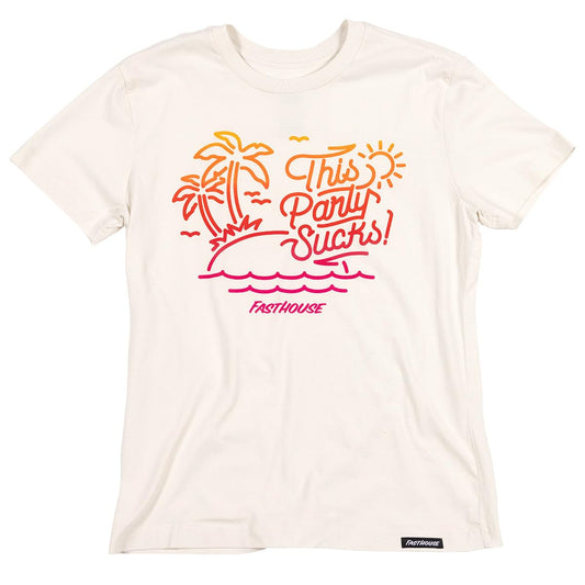 Fasthouse Castaway SS Tee Womens Natural 2X-Large