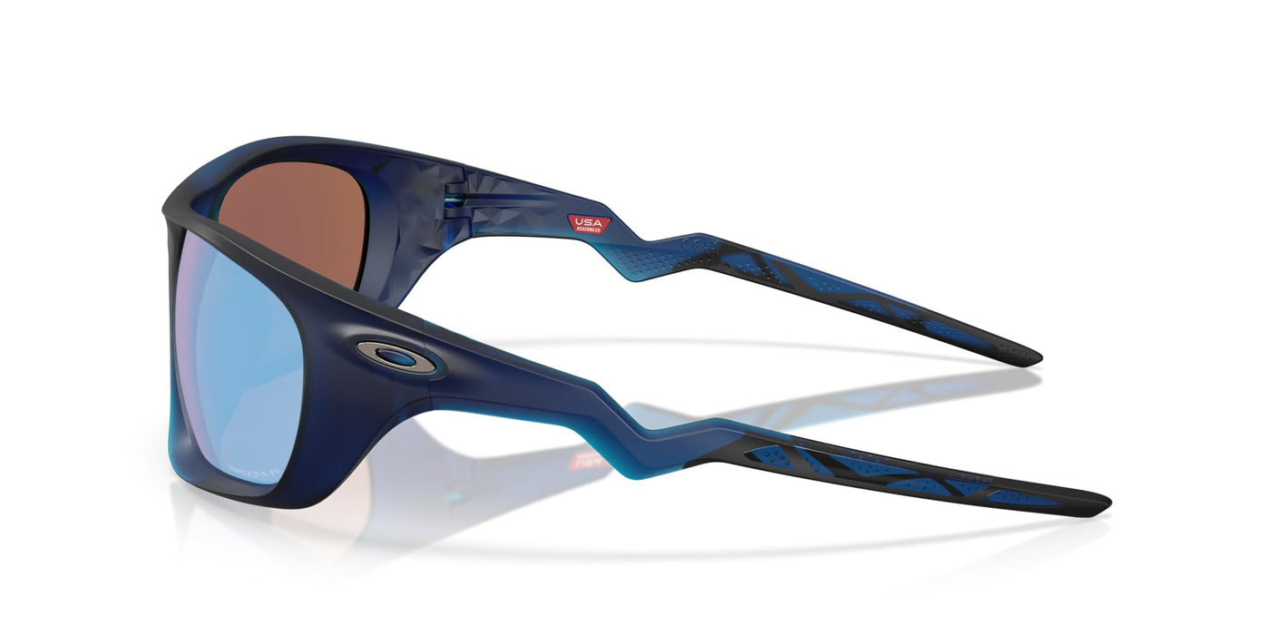 Oakley Lateralis Matte Transparent Blue/PRIZM Deep Water Polarized