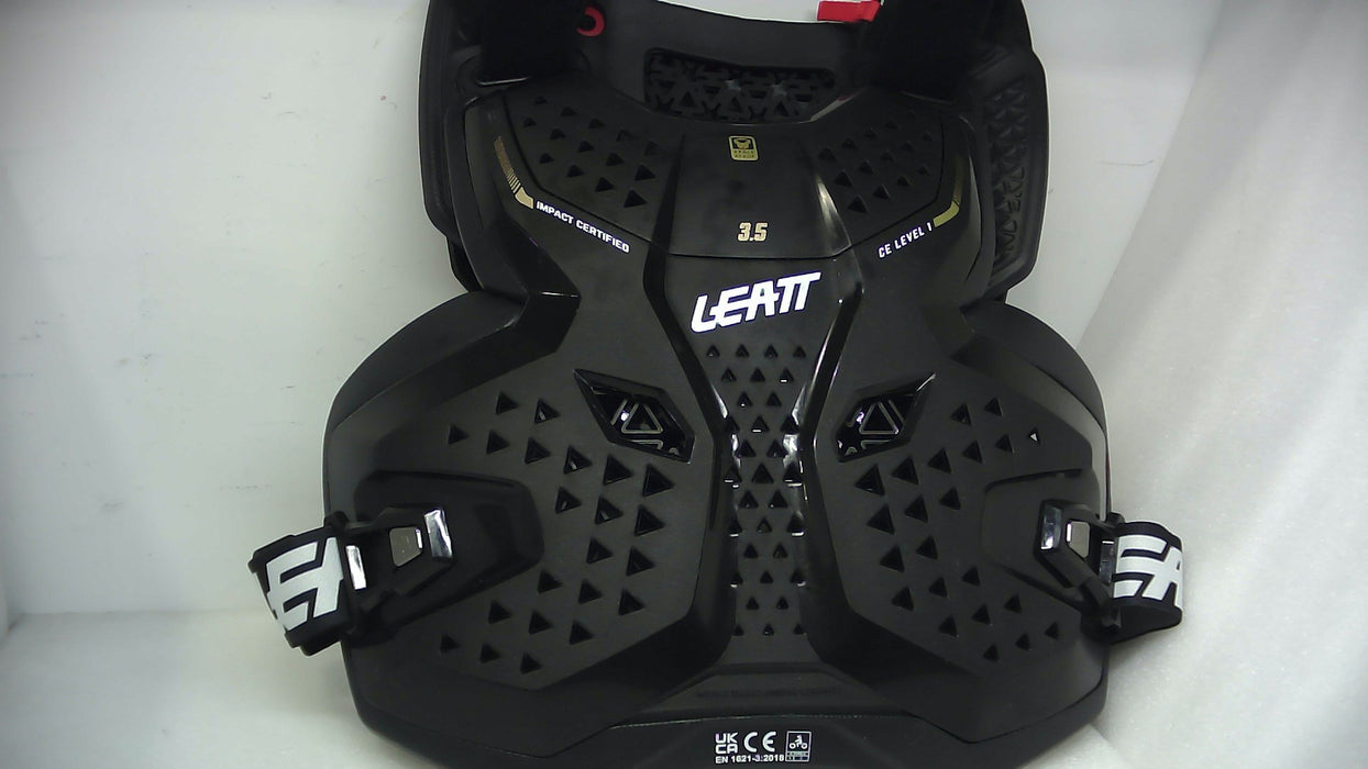 Leatt 3.5 Chest Protector Black One Size - Open Box (Without Box)