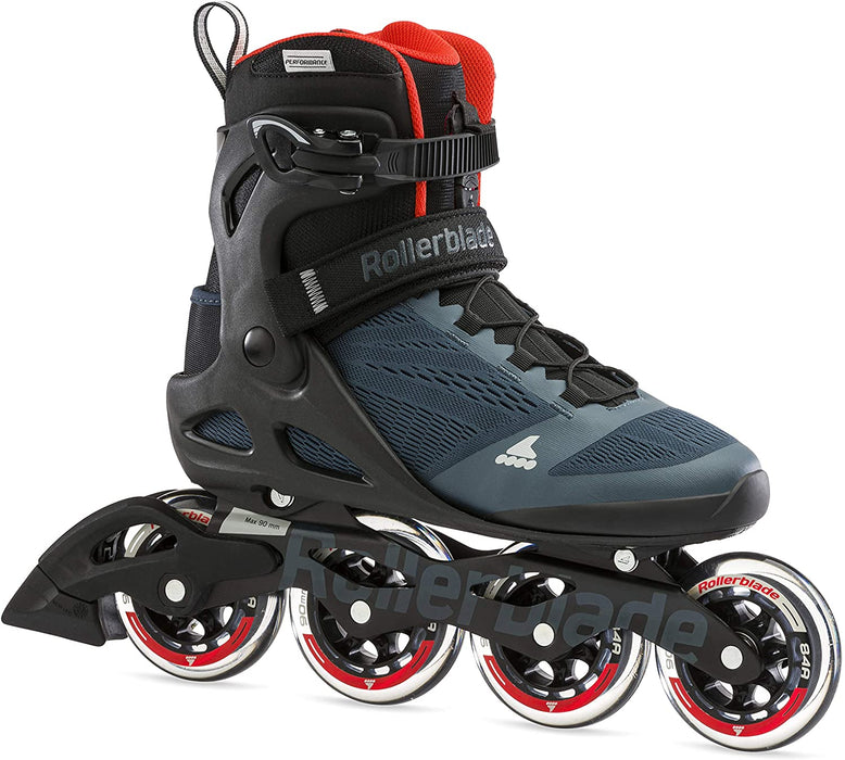 Rollerblade Macroblade 90 Orion Blue/Spicy Orange 9