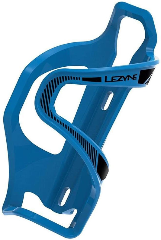 Lezyne Flow Cage Side Load Enhanced Blue Left