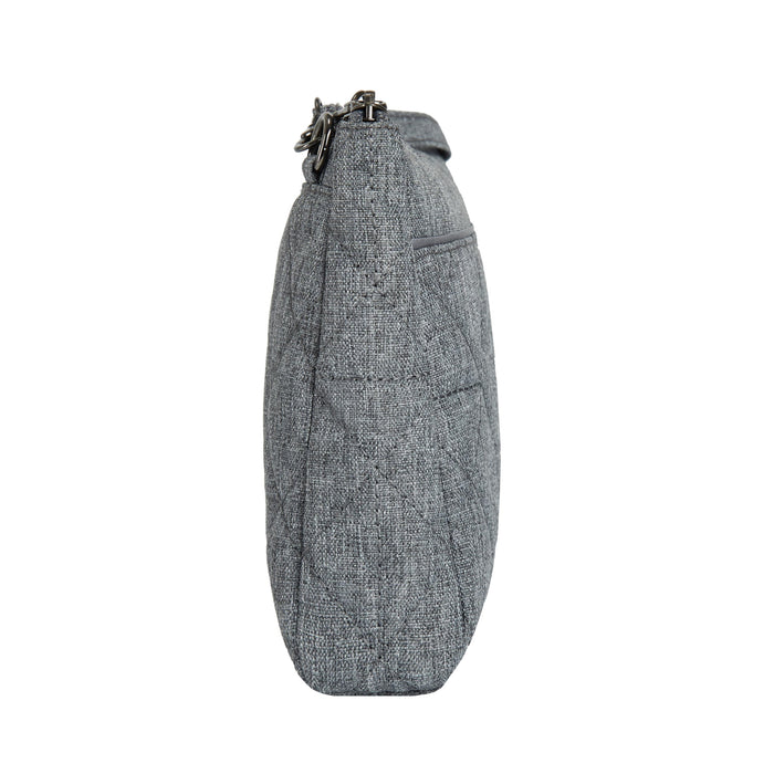 Travelon AT Boho Clutch Xbody Gray Heather