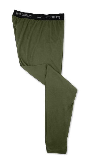 Hot Chillys Bi-Ply Bottom Mens Od Green Small