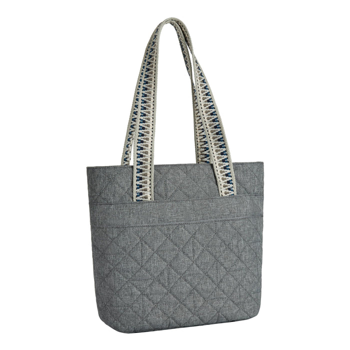 Travelon ATBohoToteGHT Gray Heather