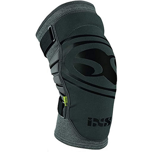IXS Carve Evo+ Breathable Moisture-Wicking Padded Protective Knee Guard Grey Medium (Without Original Box)