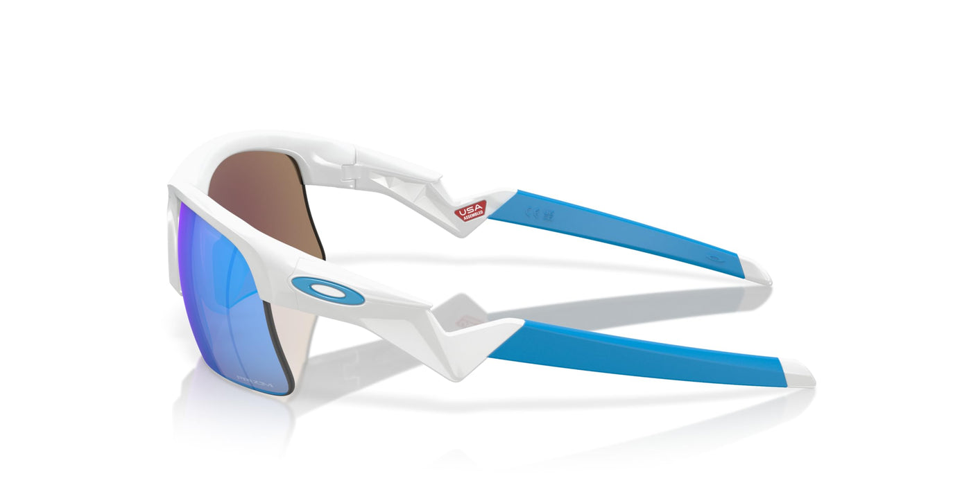 Oakley Capacitor Polished White/PRIZM Sapphire